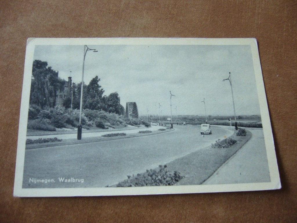 NIJMEGEN  =  WAALBRUG, Verzamelen, Ophalen of Verzenden, 1940 tot 1960, Gelopen, Gelderland