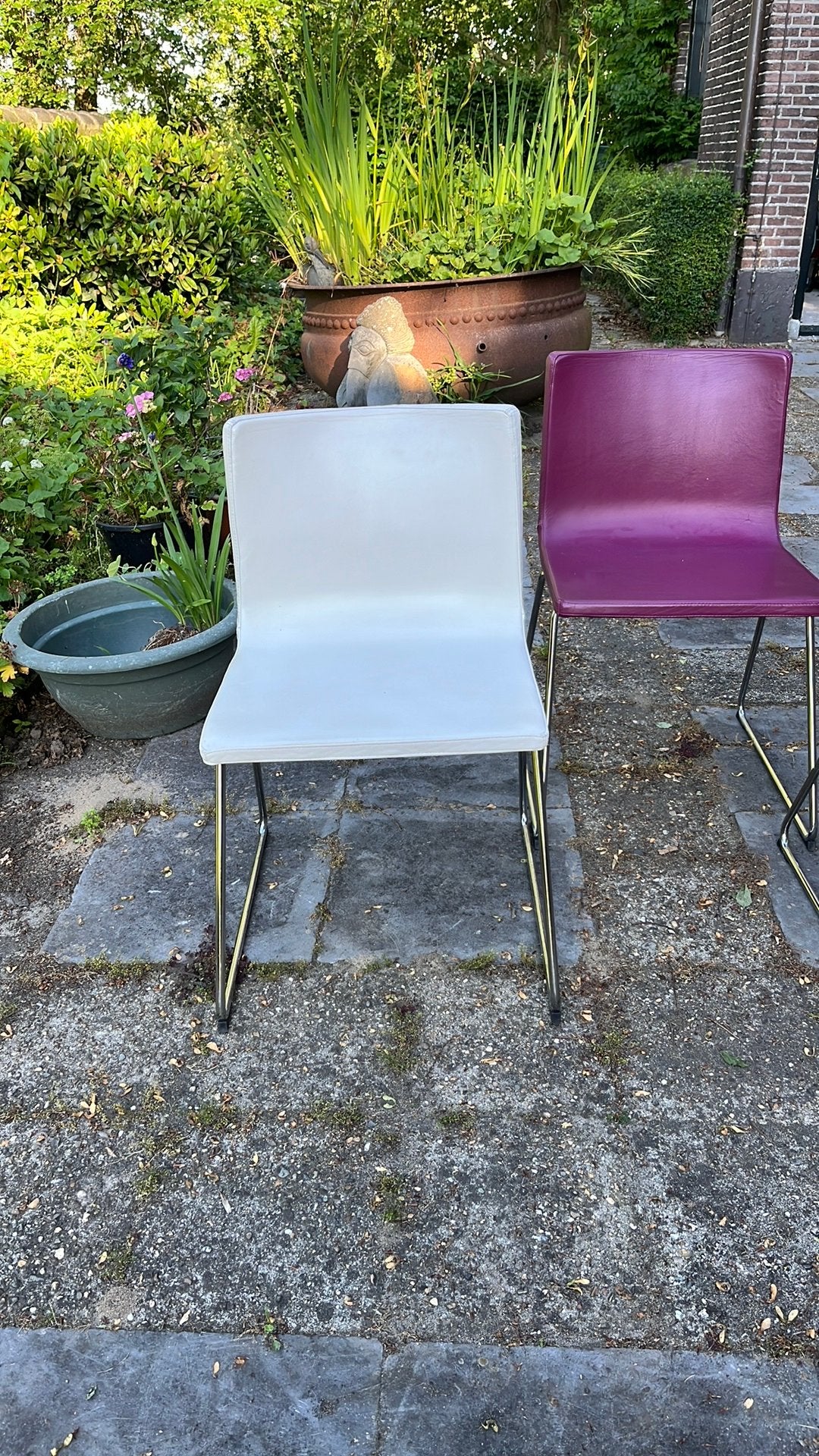 Eetkamerstoelen, keukenstoelen, Ikea,  Lillanas, Huis en Inrichting, Stoelen, Ophalen, Gebruikt, Overige kleuren, Overige materialen