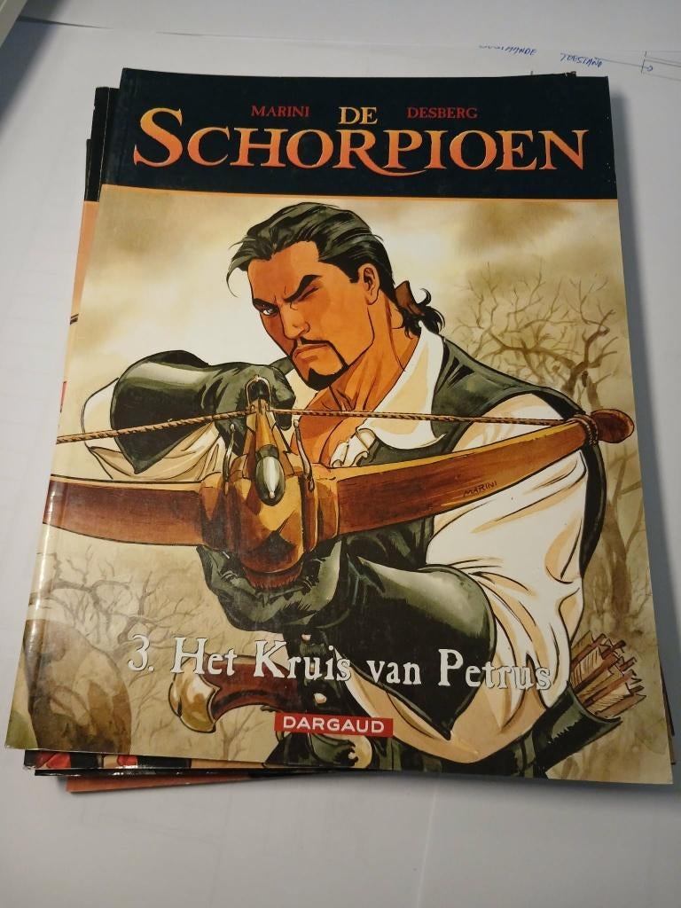 STRIPS DE SCHORPIOEN 8X, Boeken, Strips | Comics, Gelezen, Meerdere comics, Europa, Ophalen of Verzenden