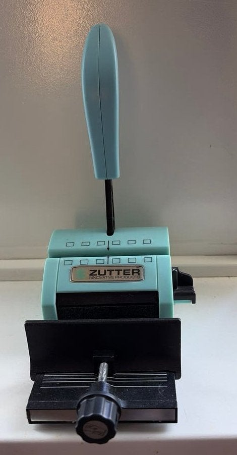 Zutter Bind-it-All V2.0 Bindmachine met accessoires, Hobby en Vrije tijd, Meerkleurig, Zo goed als nieuw, Machine, Overige merken