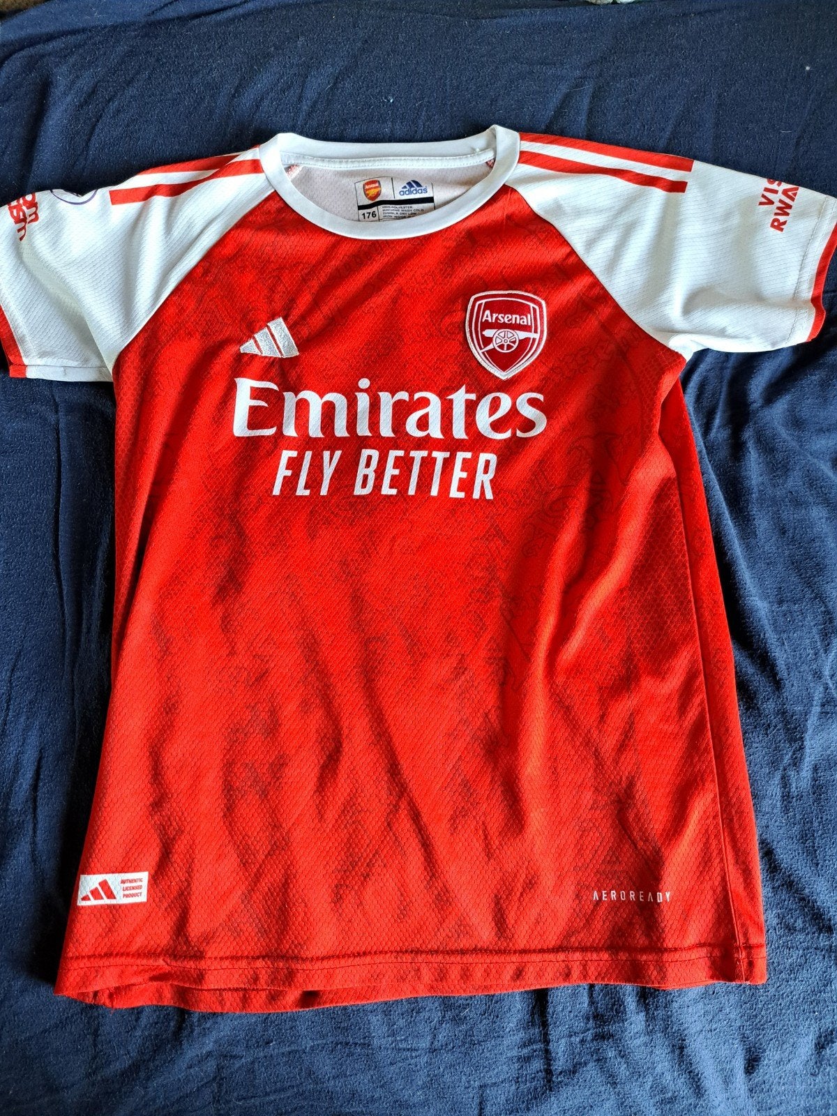 Arsenal shirt met Rice maat 176, Maat XS of kleiner, Ophalen, Shirt