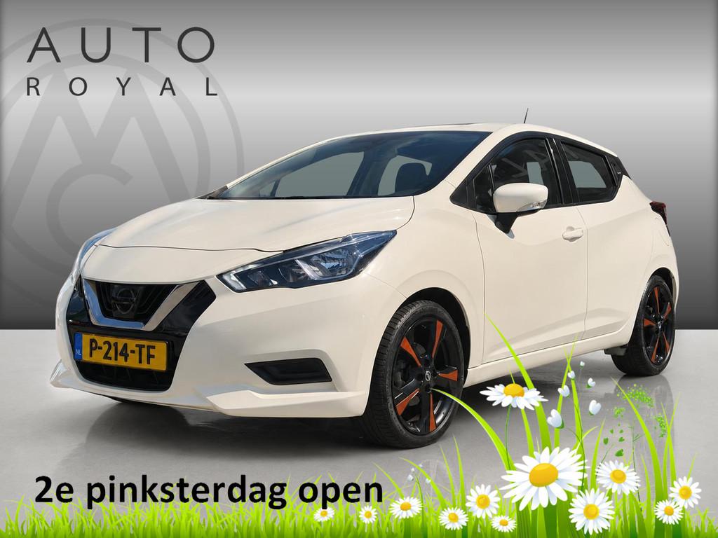 Nissan Micra 1.0 IG-T Acenta | NAVIGATIE | ANDROID/APPLE CAR, Voorwielaandrijving, Stof, Euro 6, Wit