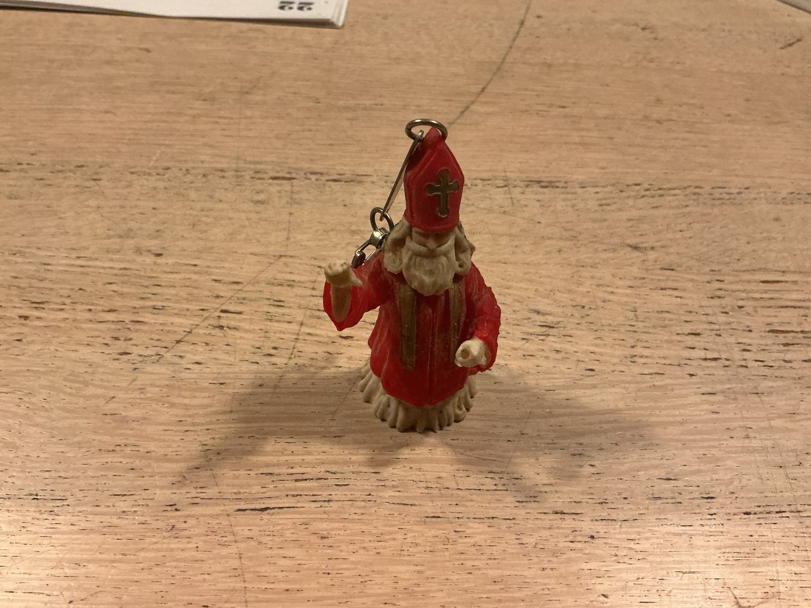 Sinterklaas sleutelhanger reclame sleutelhanger Andy vintage, Diversen, Ophalen of Verzenden, Gebruikt