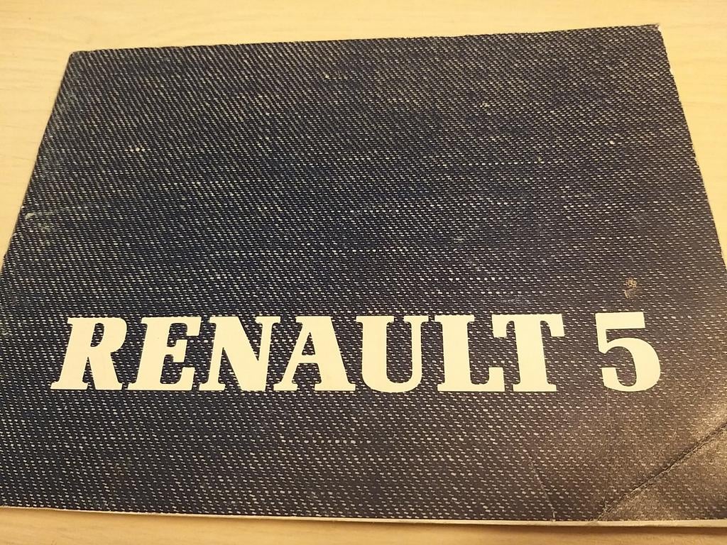 Renault 5 serie II handleiding instructieboek Nederlands, Ophalen of Verzenden