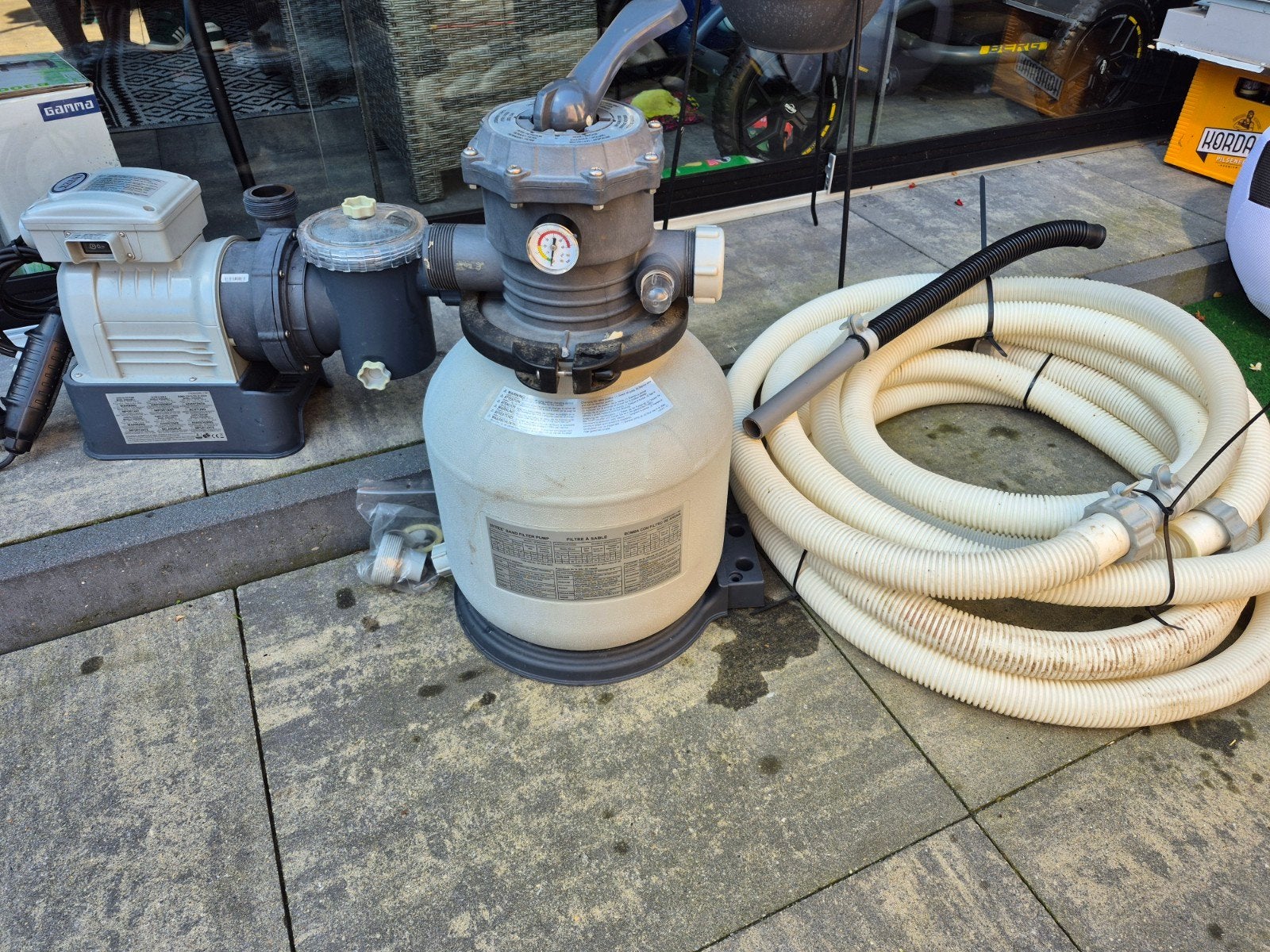 Intex zandfilterpomp met slangen voor zwembad, Tuin en Terras, Zwembad-toebehoren, Ophalen