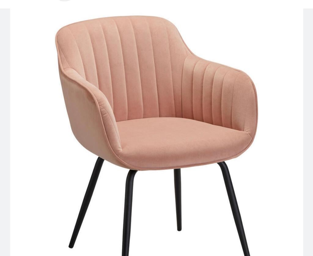 4 STOELEN - COMO ROZE KWANTUM, Ophalen, Overige kleuren, Nieuw, Vier