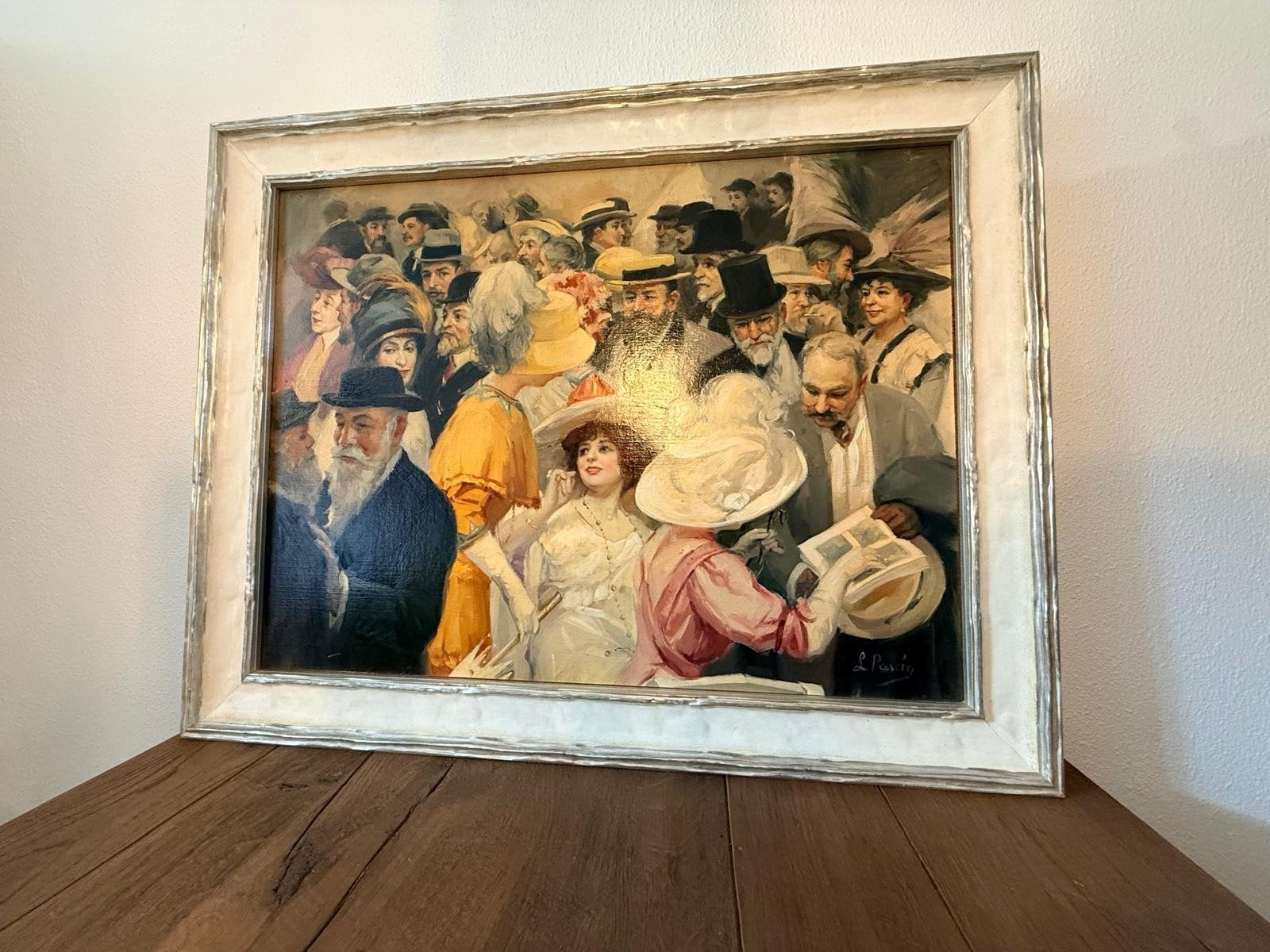 Olieverfschilderij "High Society" van Louis Pascin, Ophalen
