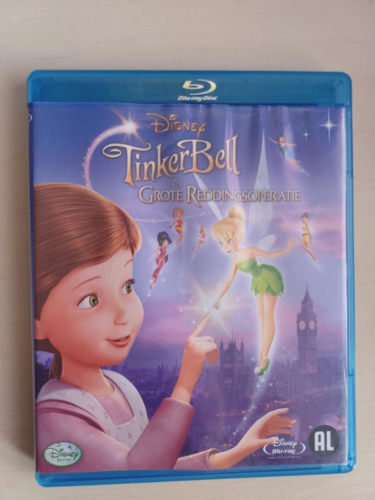 Disney TinkerBell en de Grote Reddingsoperatie Blu-ray, Ophalen of Verzenden, Zo goed als nieuw, Avontuur