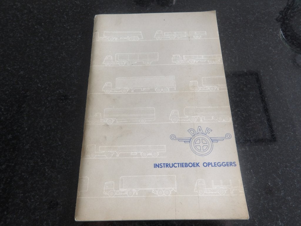 DAF Opleggers - Instructieboek NL, Verzenden