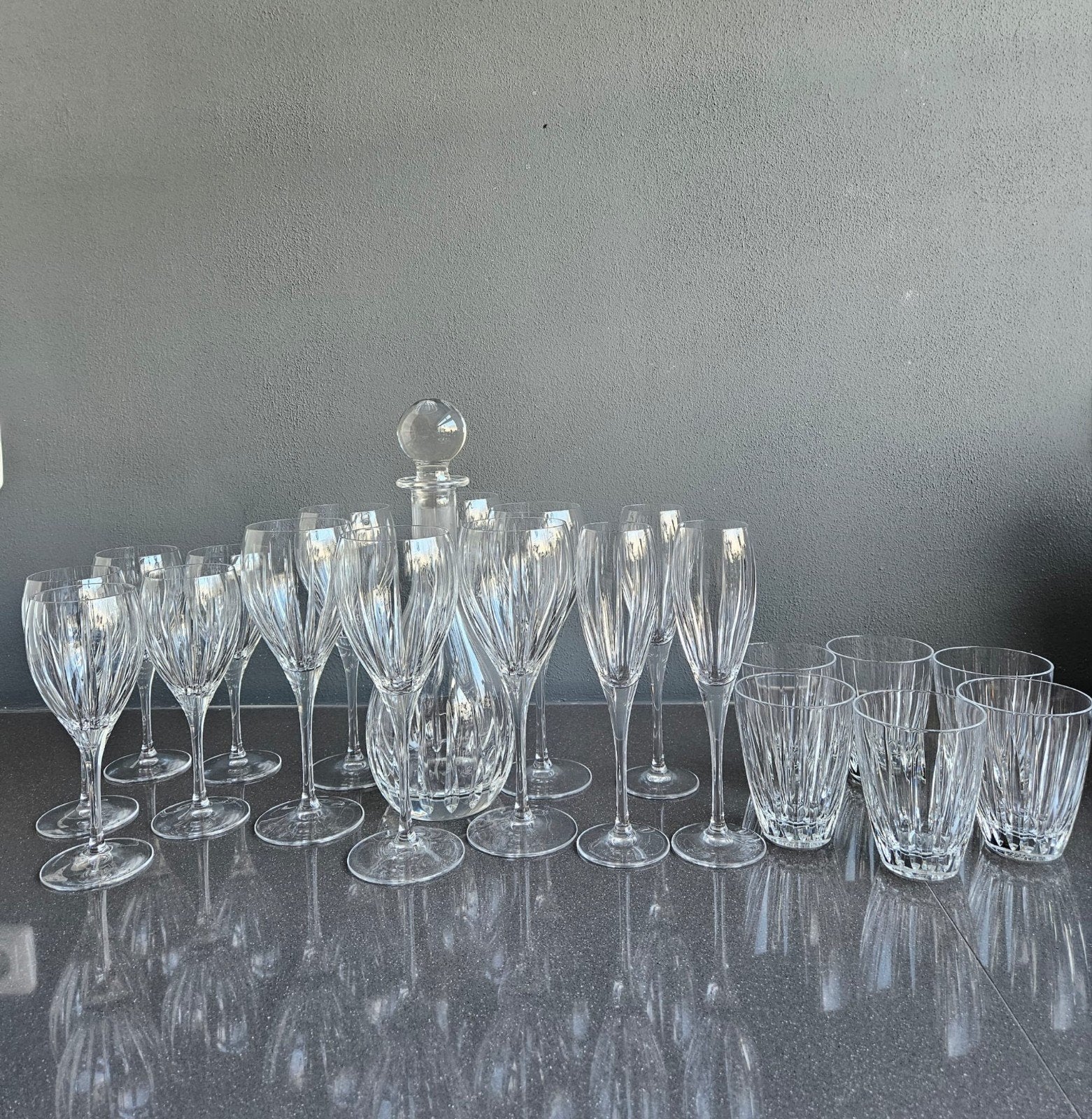 Wedgewood Windsor Kristallen Glazen Set - Complete Collectie, Ophalen