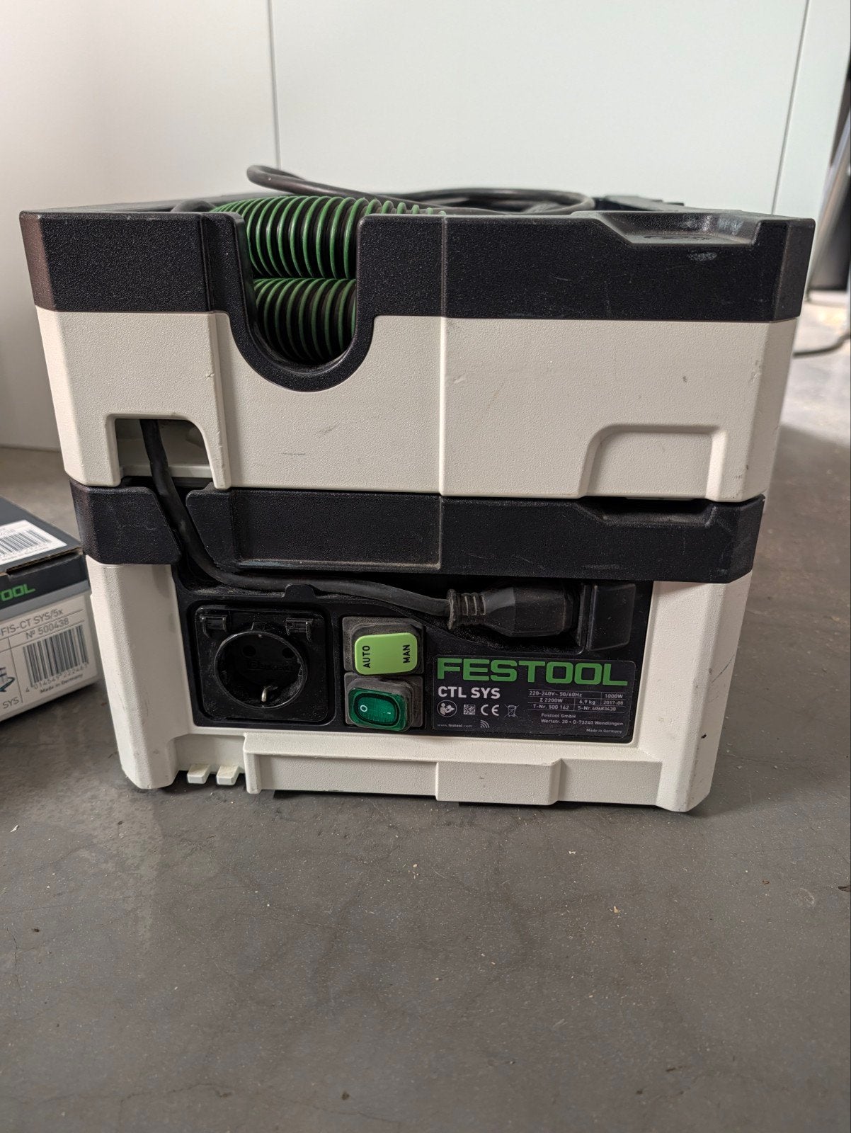 Foto 3 van Festool CTL SYS stofzuiger met 6 zakken en nieuw filter