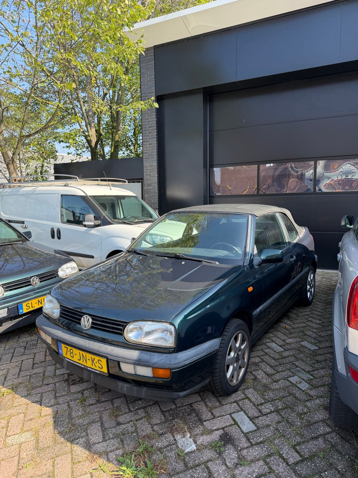 Volkswagen Golf 1.8 Cabriolet 1996 Groen APK tot 28/05/2027, Auto's, Voorwielaandrijving, 74 pk, 4 cilinders, Cabriolet