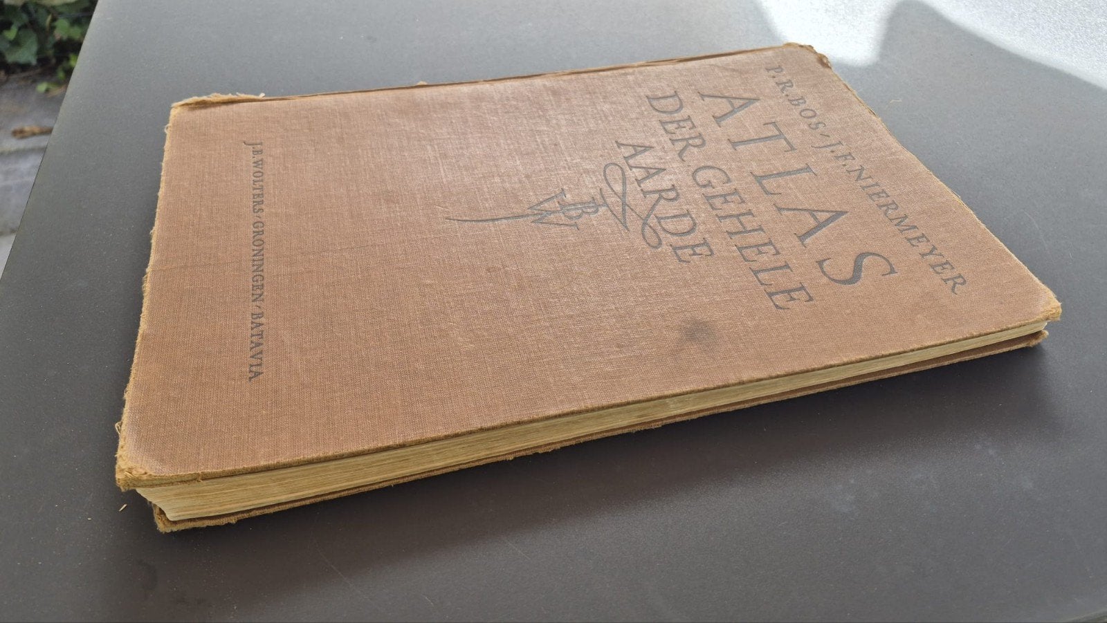 Bos-Niermeyer Schoolatlas der Gehele Aarde (1947), Gelezen, Bosatlas, P.R. Bos, J.F. Niermeyer, Ophalen of Verzenden