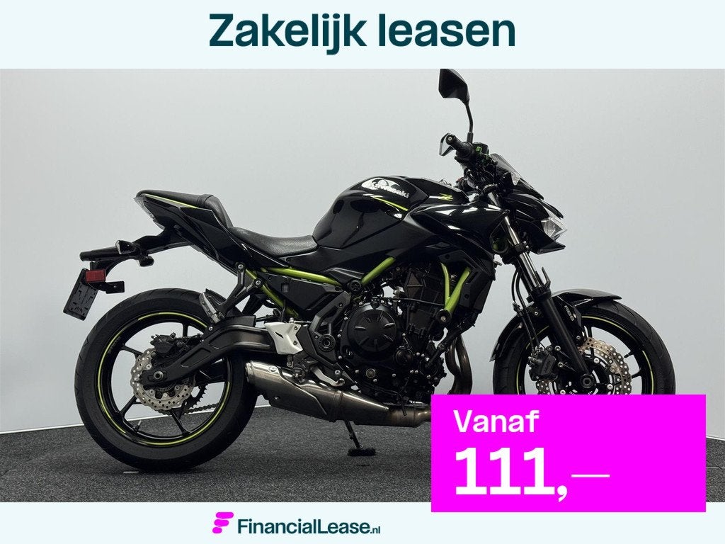 Kawasaki Z650 ABS, LED Verlichting, 649 cc, Bedrijf, 12 t/m 35 kW