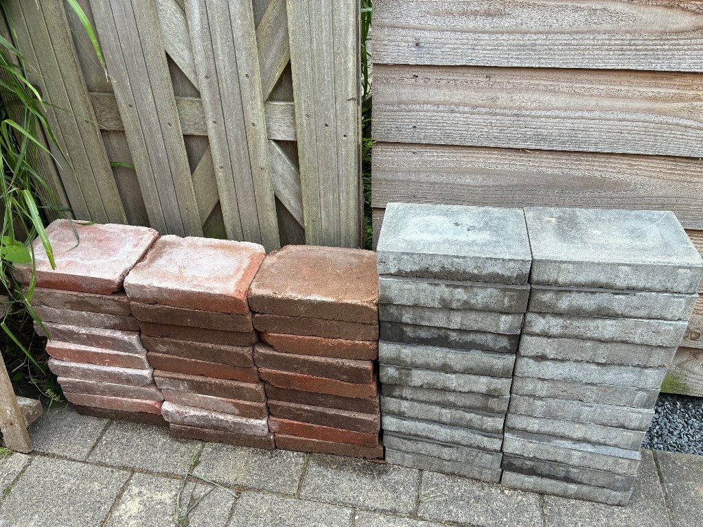 Straatstenen, Ophalen, Gebruikt, Minder dan 5 m², Beton