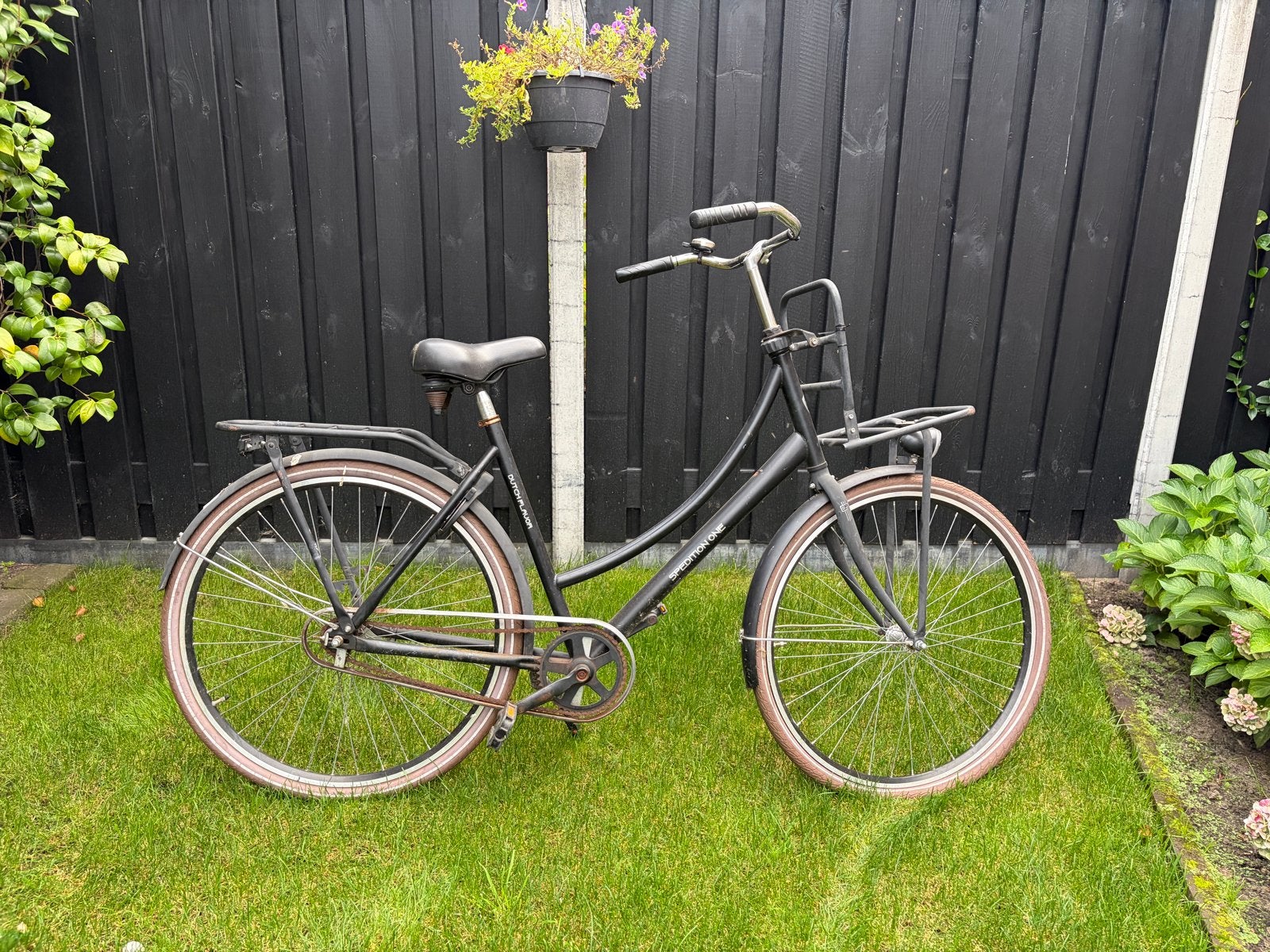 Fiets met rekje - Gebruikt, Fietsen en Brommers, Velgrem, Ophalen, Overige merken, 53 tot 56 cm