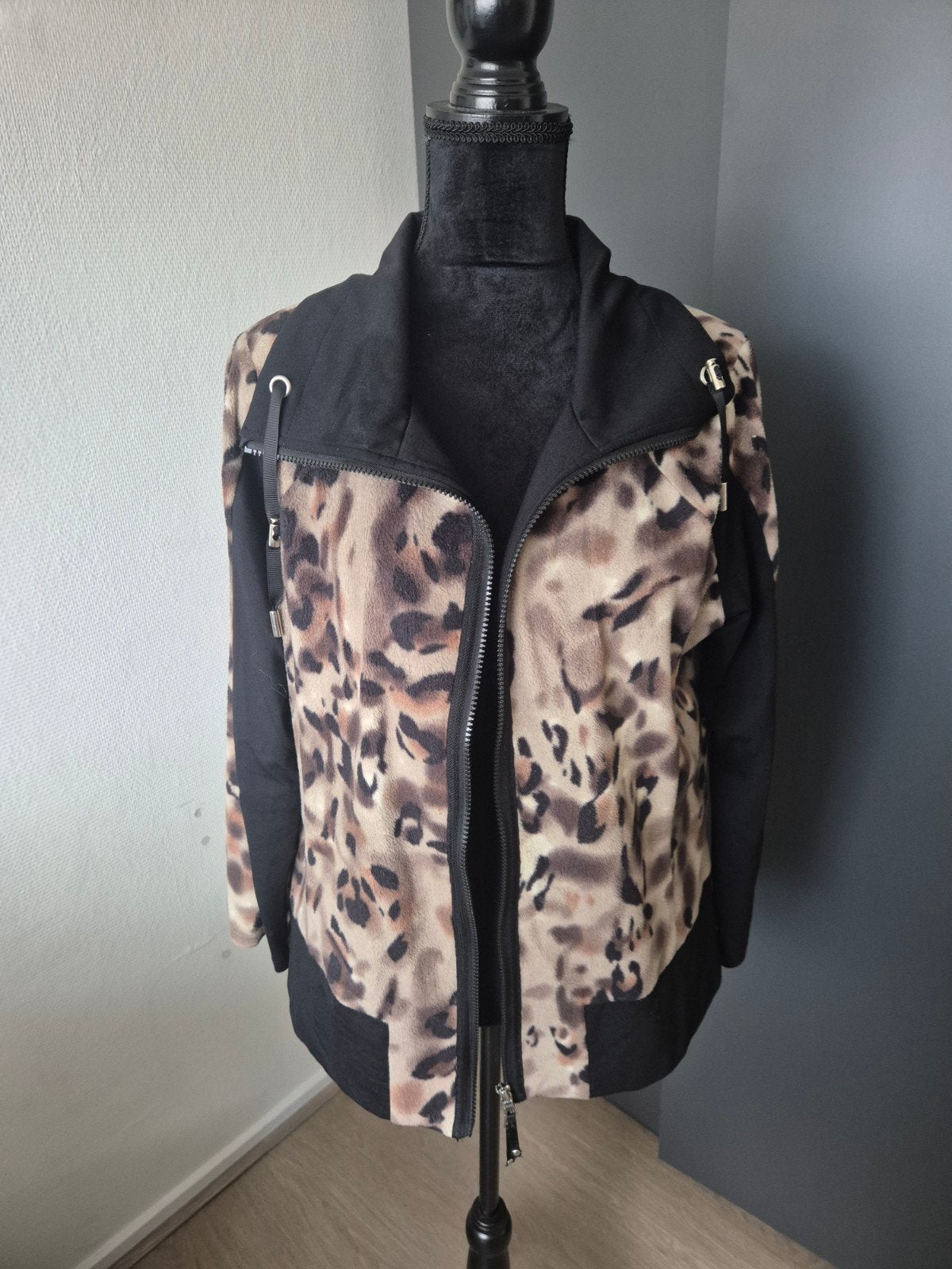 Witteveen Leopard Print Jasje - Maat XL, Kleding | Dames, Meerkleurig, Maat 46/48 (XL) of groter, Ophalen of Verzenden, Zo goed als nieuw