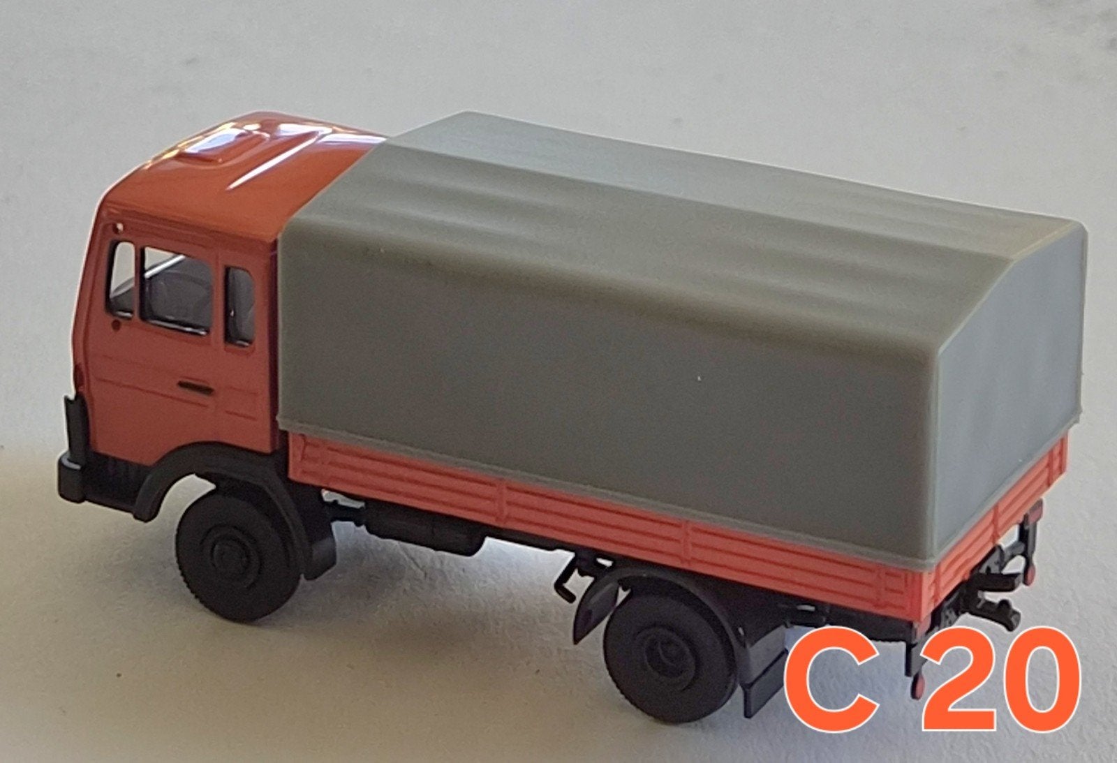 Brekina Daf F 900 huifbabakwagen nr 34800, Ophalen of Verzenden, Nieuw, Bus of Vrachtwagen