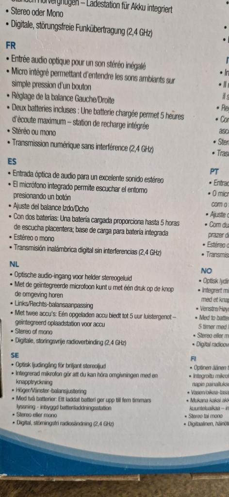Hoofd telefoon voor hoortoestel dragers, Audio, Tv en Foto, Koptelefoons, Ophalen, Nieuw, Draadloos