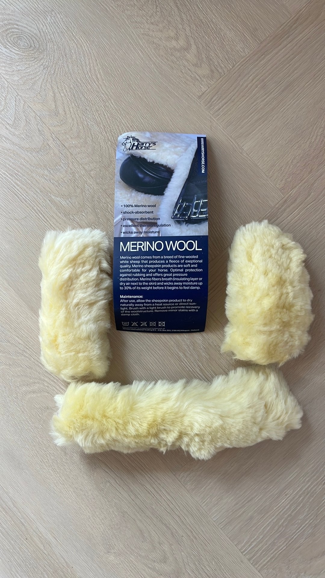 NIEUW Merino wollen neusbontje en bakstukken voor halster, Dieren en Toebehoren, Transport, Nieuw, Overige maten, Ophalen of Verzenden