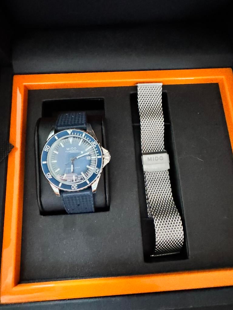 Mido Ocean Star Tribute Special Edition, full set, Ophalen of Verzenden, Zo goed als nieuw, Overige merken