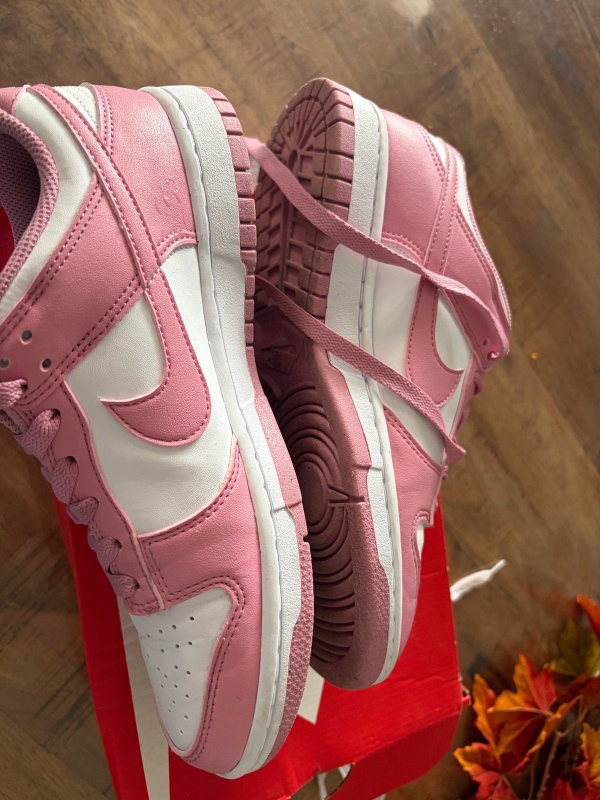 Nike Dunk Low Next Nature White/Elemental Pink - Maat 39, Ophalen of Verzenden, Zo goed als nieuw, Roze, Sneakers of Gympen