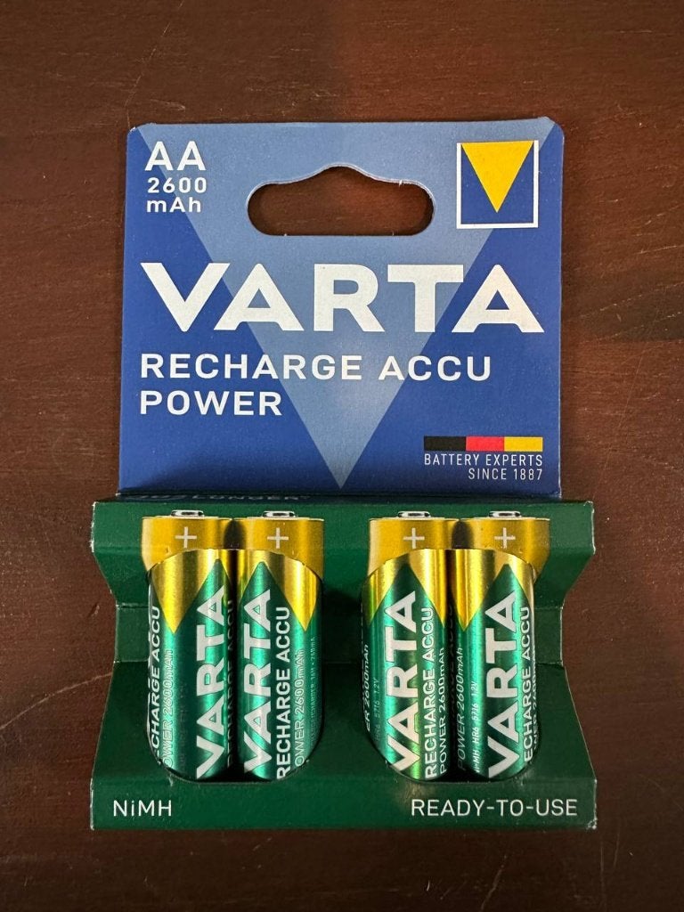 Varta 2600 mAh oplaadbare batterijen 4x, Ophalen of Verzenden, Nieuw