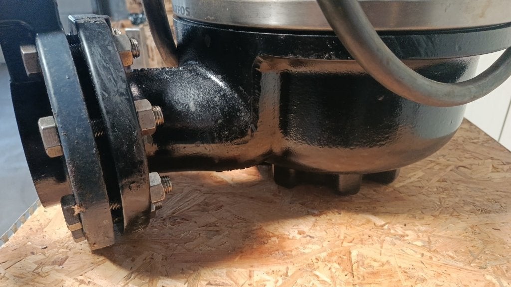 Robuuste dompelpomp met flensaansluiting, Ophalen