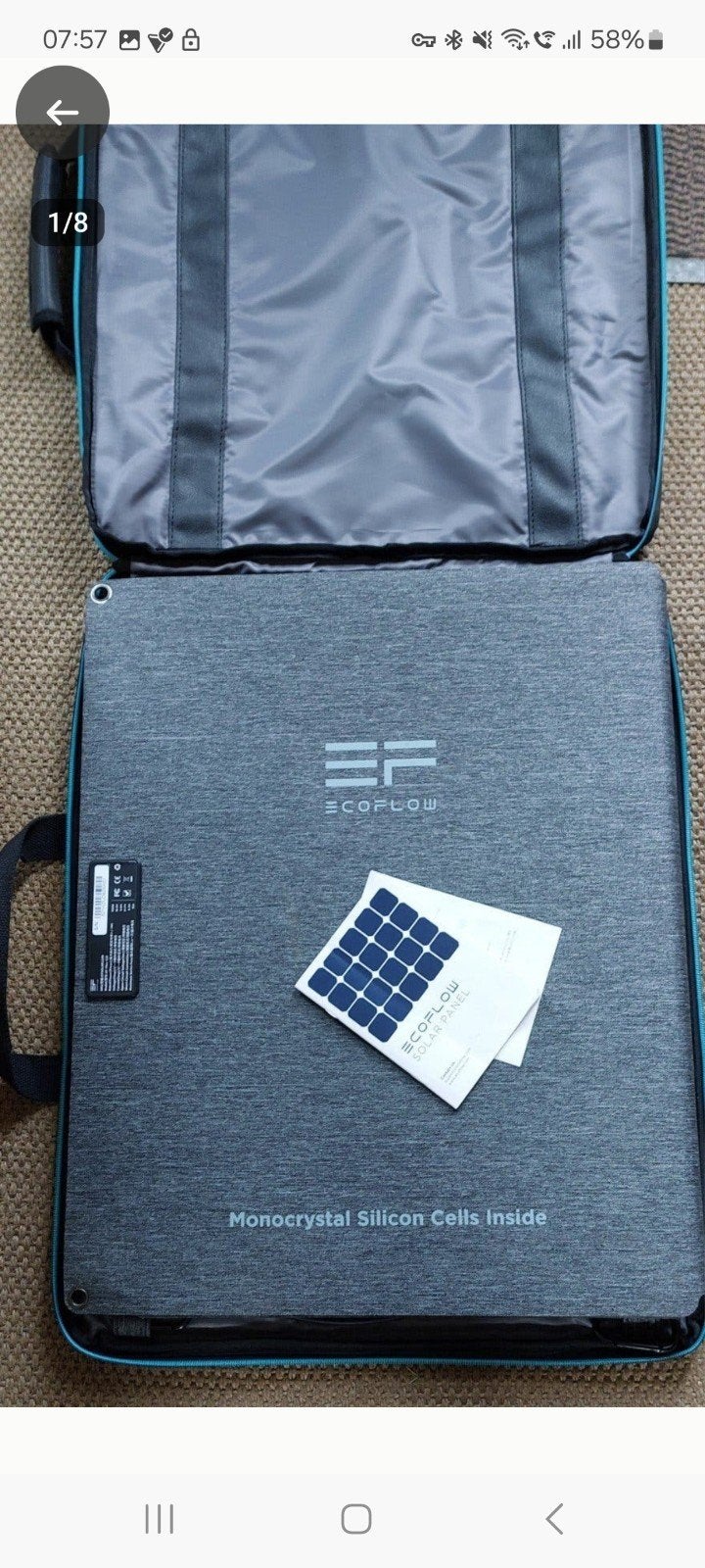 Ecoflow 110W Zonnepaneel - Draagbaar opvouwbaar  Nieuw, Ophalen of Verzenden, Nieuw