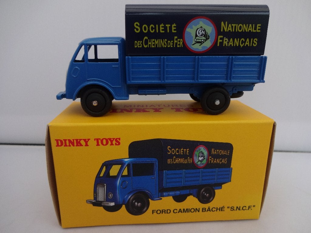 Ford Camion Bâché "S.N.C.F." nr: 25JB van Dinky Toys 1:58, Hobby en Vrije tijd, Modelauto's | 1:50, Ophalen of Verzenden, Nieuw
