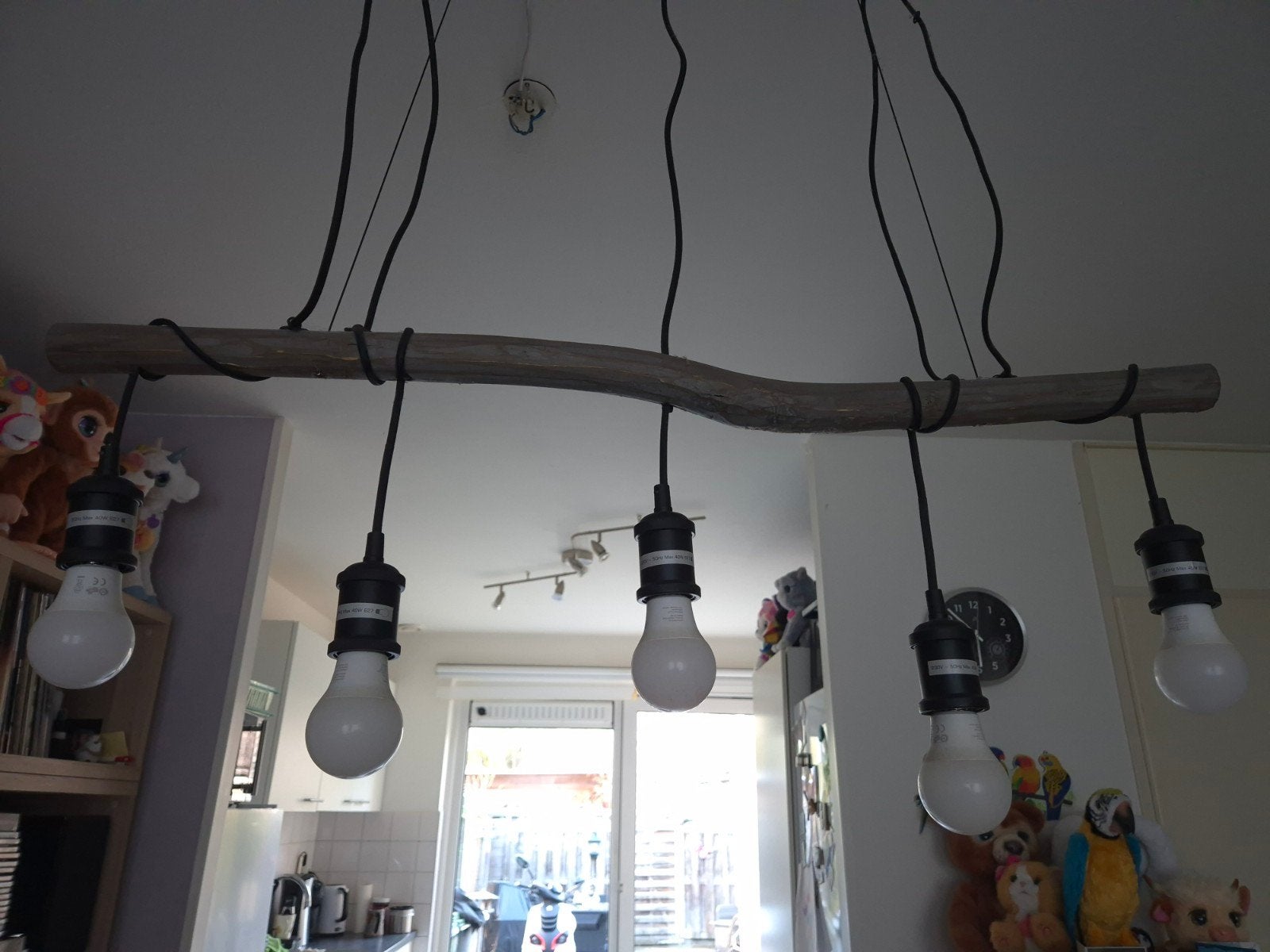 boomstam hanglamp, Ophalen of Verzenden