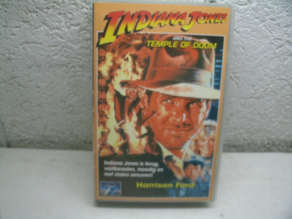 vhs 251b indiana jones and the temple of doom, Vanaf 12 jaar, Ophalen of Verzenden, Zo goed als nieuw, Actie en Avontuur