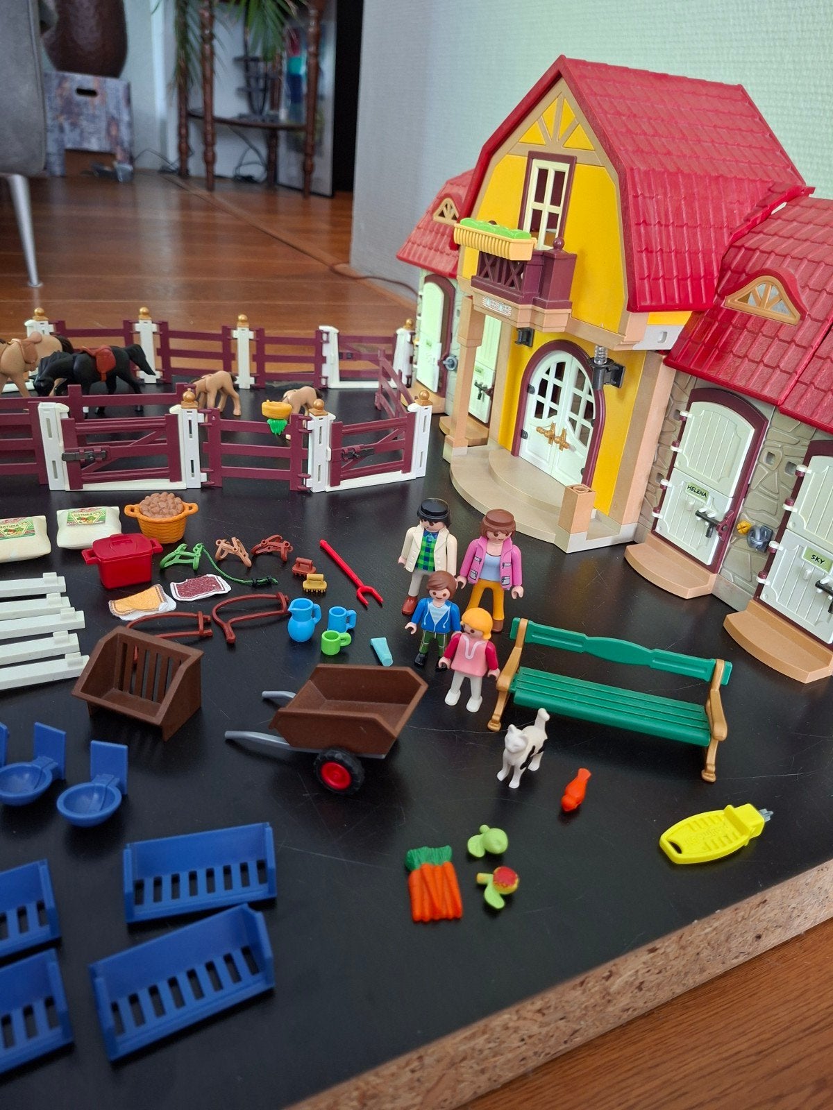 Playmobil paardenstal 5221, Ophalen of Verzenden, Gebruikt
