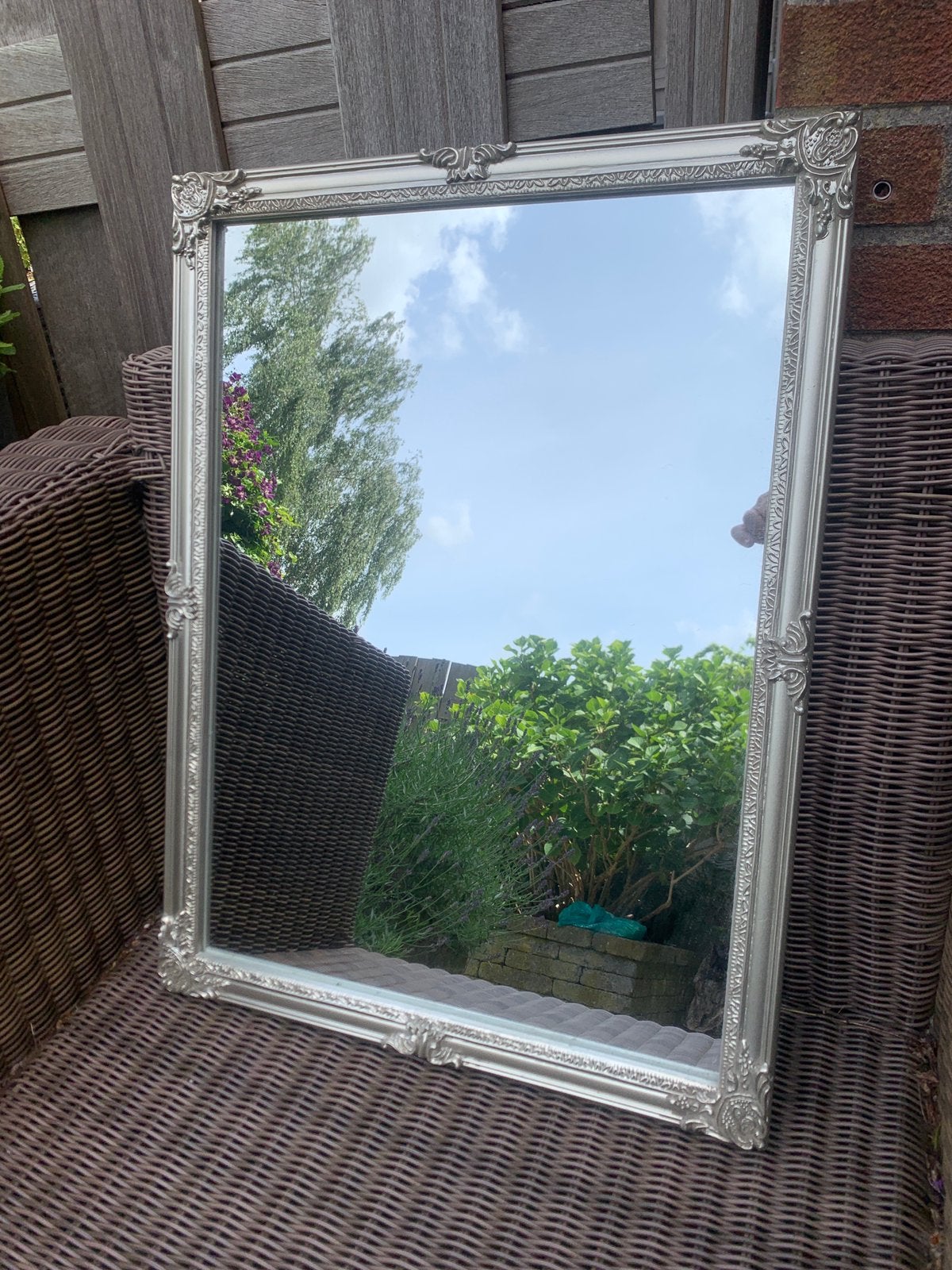 Fraaie spiegel in lijst, Ophalen, Minder dan 50 cm, Zo goed als nieuw, Minder dan 100 cm