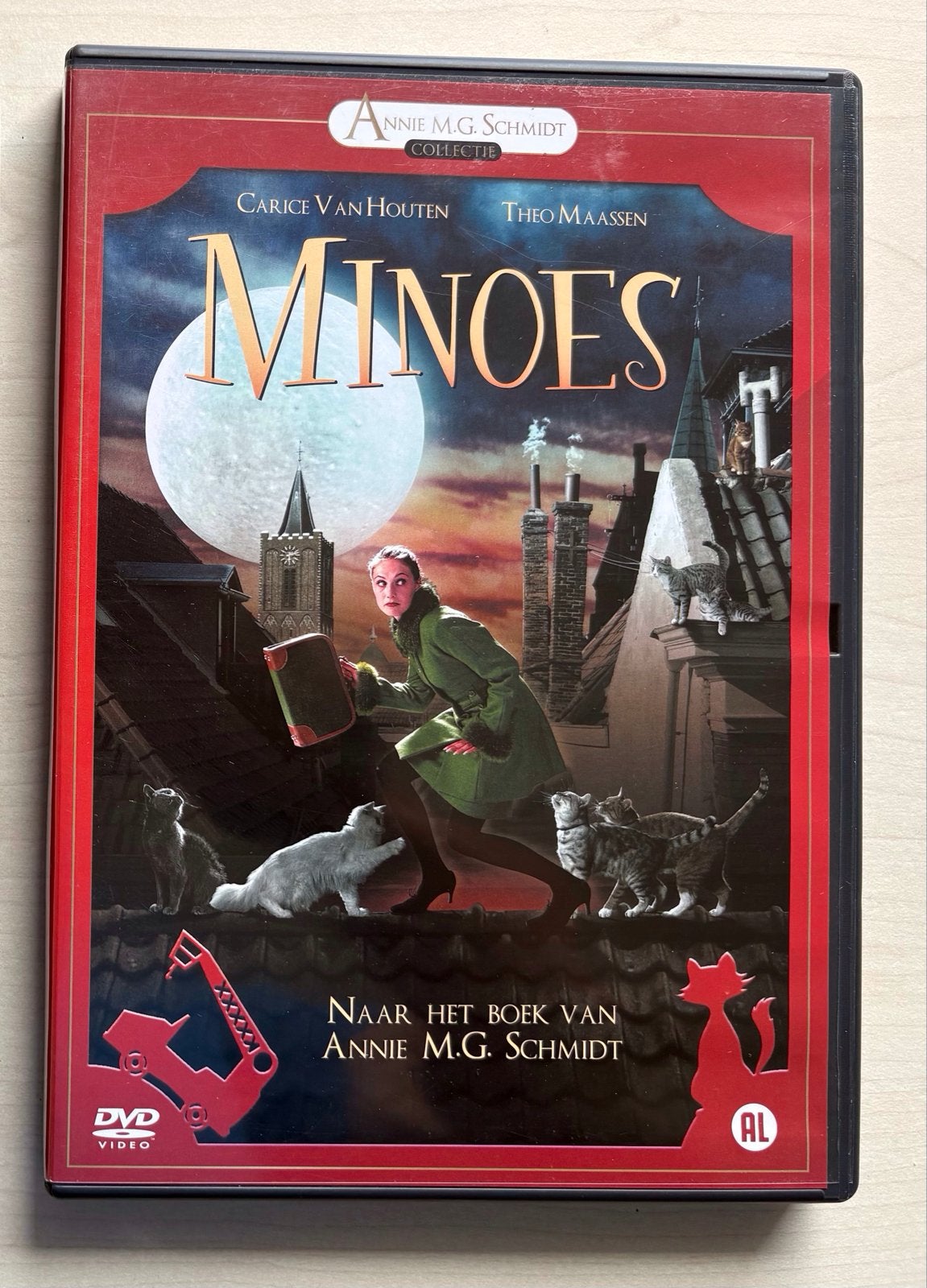 Minoes DVD - Annie M.G. Schmidt Collectie, Gebruikt, Alle leeftijden, Ophalen of Verzenden, Komedie