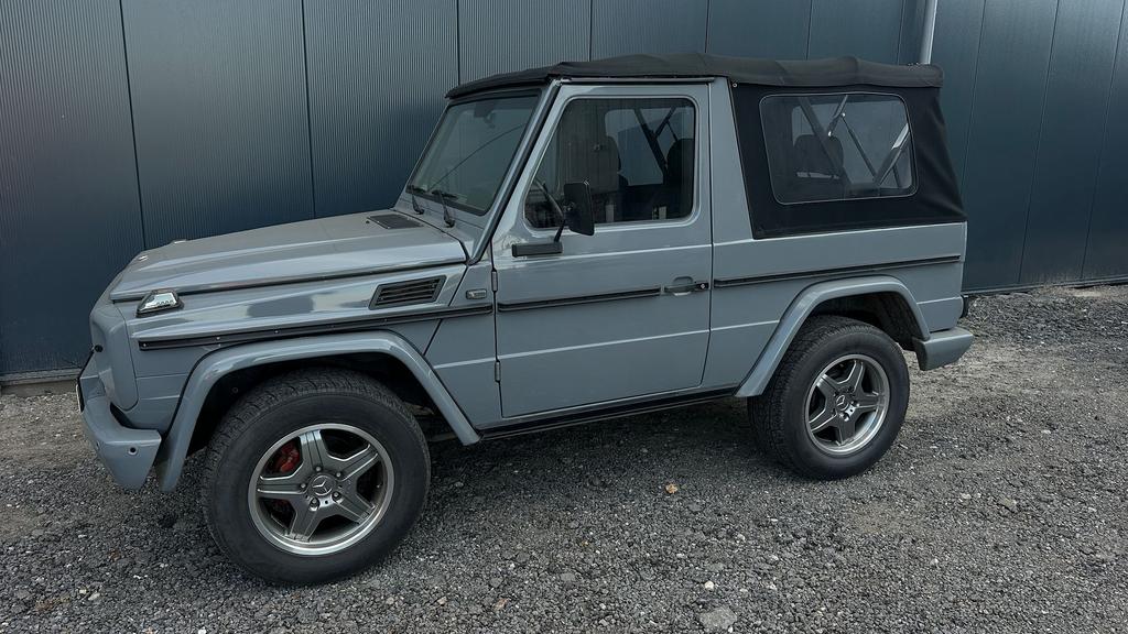 Mercedes-Benz G 230 Cabrio Kompressor 2.3 193PK 1980, Auto's, Zwart, G-Klasse, 259 pk, Startonderbreker