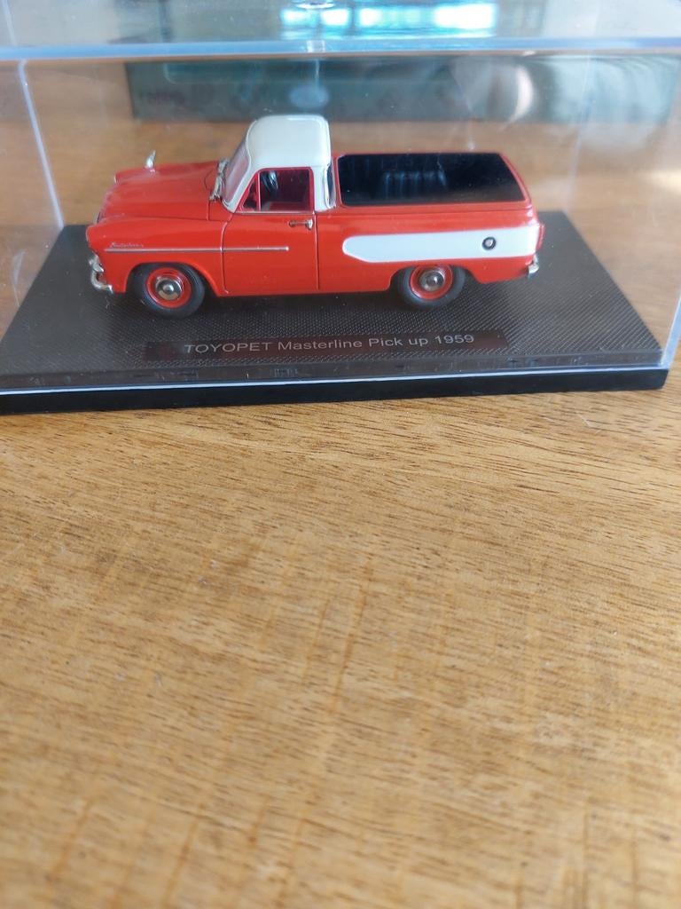 MODELAUTO 1-43 TOYOTA TOYOPET MASTERLINE PICKUP 1959, Ophalen of Verzenden, Zo goed als nieuw, Auto, Overige merken