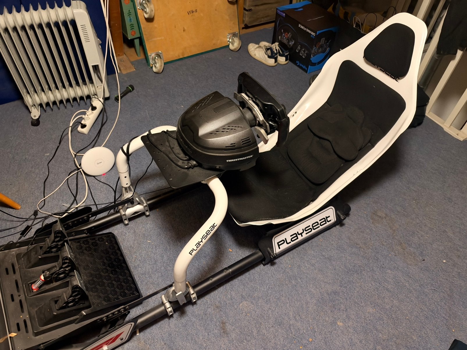 Playseat Formula Instinct + Thrustmaster SF1000, Spelcomputers en Games, Ophalen, Gebruikt, PlayStation Vita, Overige typen