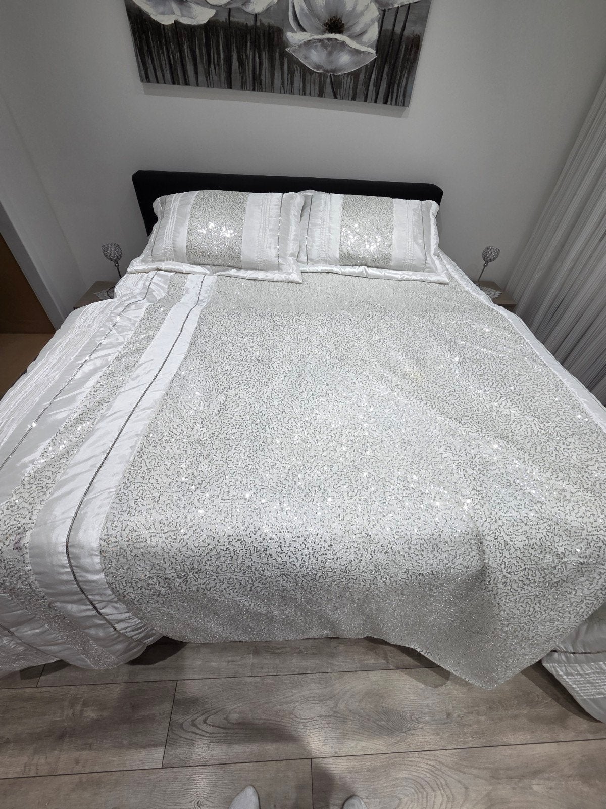 Mooie beddensprei te koop!, Ophalen, Zo goed als nieuw, Tweepersoons, 160 cm