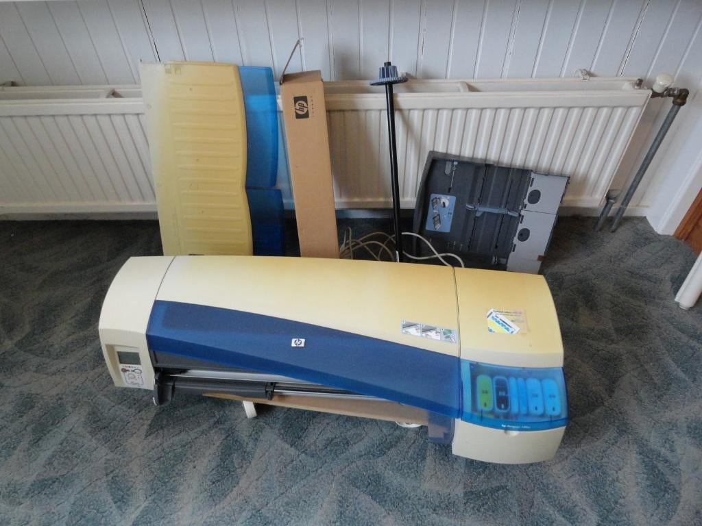 HP Designjet 120nr, model C7791B, Computers en Software, Printers, Ophalen, Gebruikt, Printer, Inkjetprinter