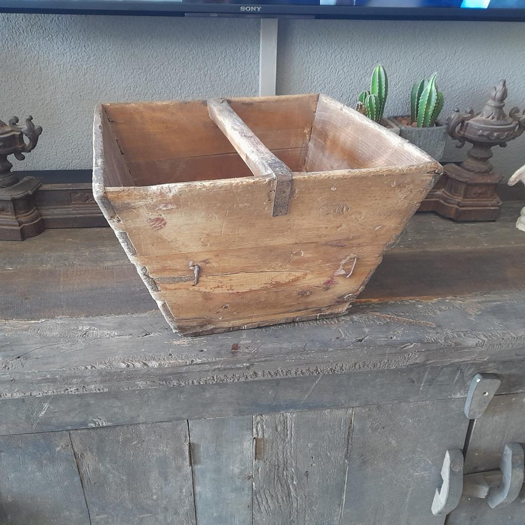 Chinese rijstbak oud hout landelijk, stoer & sober, Minder dan 50 cm, Gebruikt, 50 tot 100 cm, Ophalen of Verzenden