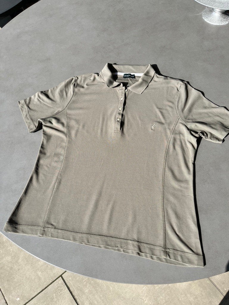 Groene Golfino polo, maat 44, Verzenden, Maat 42/44 (L), Zo goed als nieuw, Korte mouw