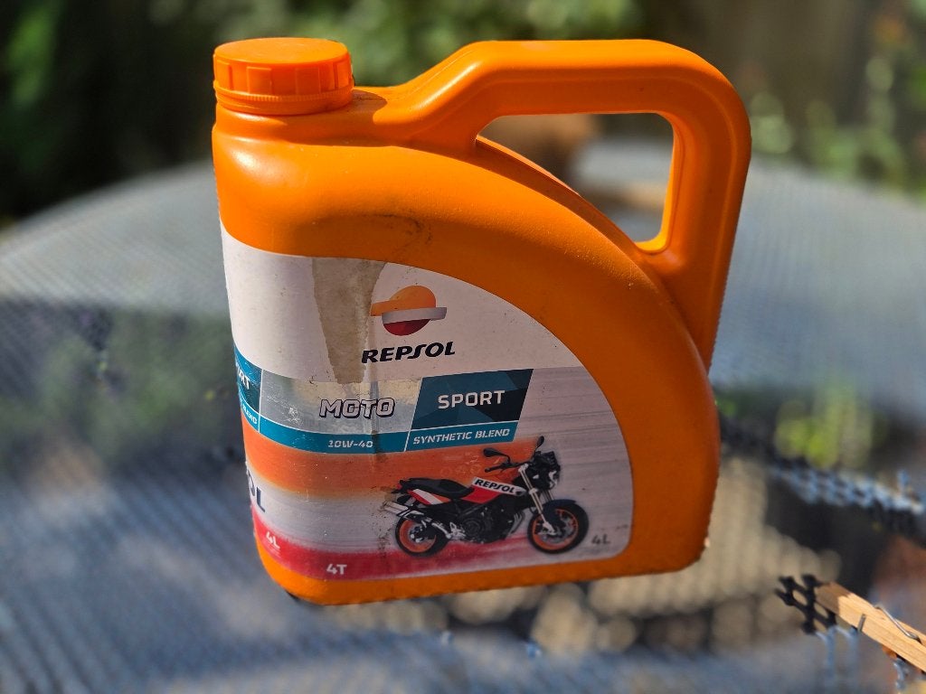 4 liter motorfiets olie, Ophalen, Nieuw