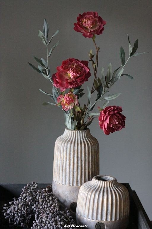 Boeket 'Olive fall' / zijdebloemen compleet, Www.jufbrocante.nl, Www.jufbrocante.nl, Nieuw, Ophalen of Verzenden