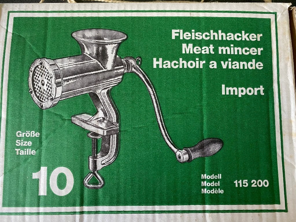 Vleesmolen., Minder dan 1 liter, Ophalen, Gebruikt, 1 snelheid