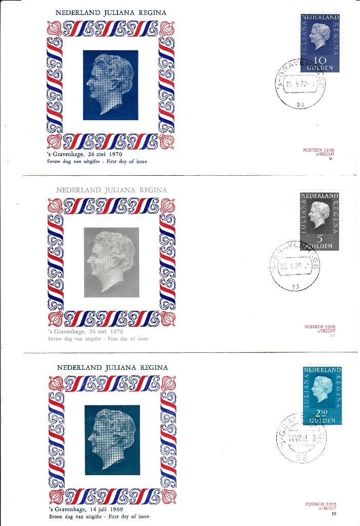 Eerste dag van uitgifte Juliana Regina zegels, Postzegels en Munten, Postzegels | Eerstedagenveloppen, Verzenden, Onbeschreven