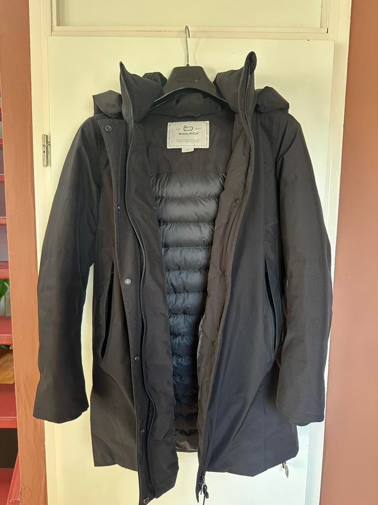 Woolrich Marshall Parka Dames Maat M GORE-TEX, Maat 38/40 (M), Zwart, Ophalen of Verzenden, Zo goed als nieuw