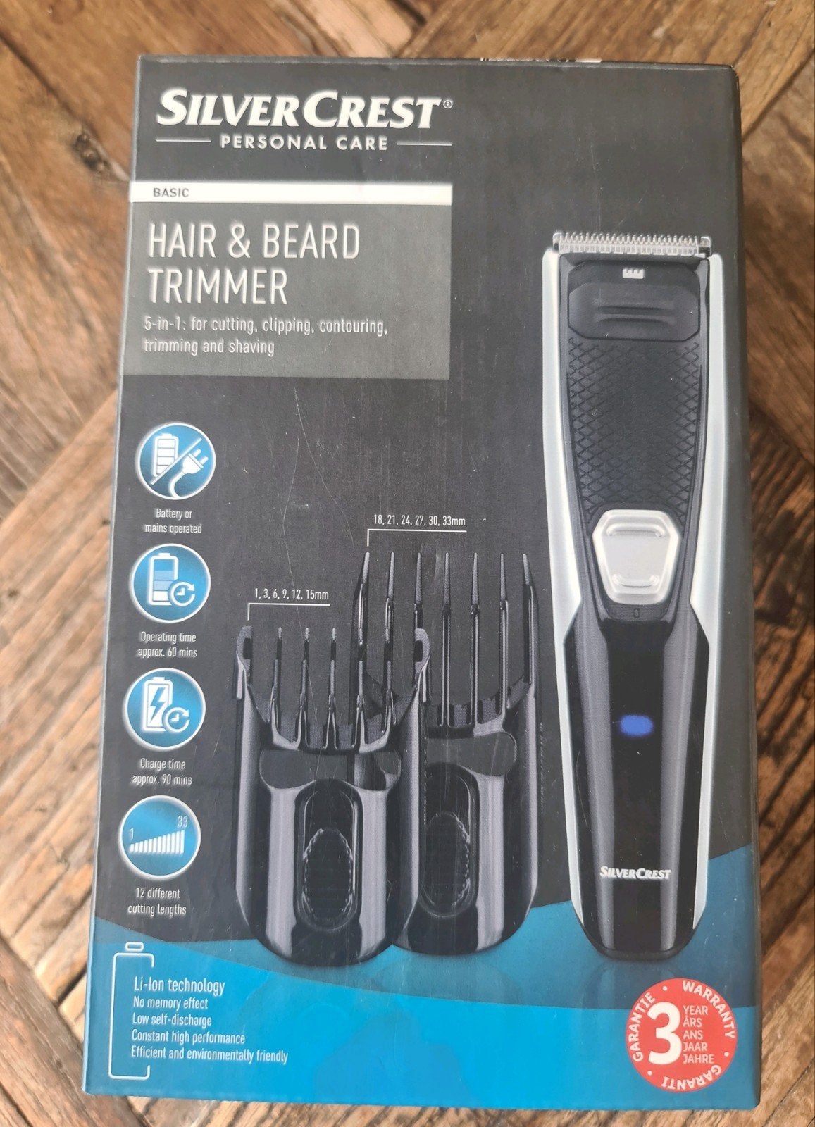 Nieuw SilverCrest Haar- & Baardtrimmer 5-in-1, Ophalen of Verzenden, Nieuw