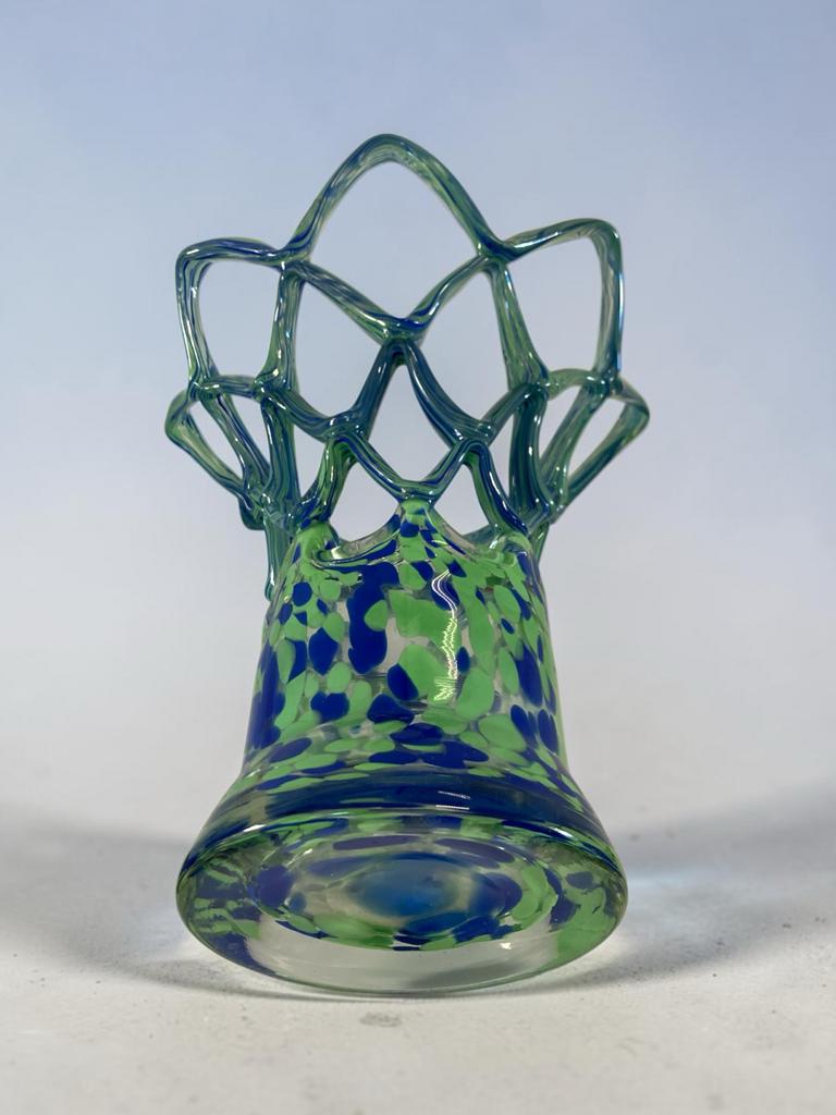 Murano glazen design vaas, 25 cm hoog, in zeer goede staat, Antiek en Kunst, Ophalen