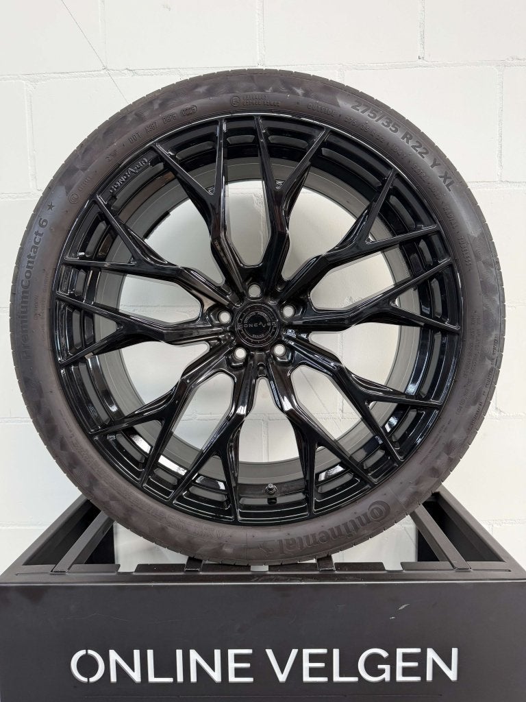 DEMO Set 22 inch CVR1 velgen + Conti banden BMW X5 G05, Auto-onderdelen, Banden en Velgen, Gebruikt, 275 mm, Banden en Velgen